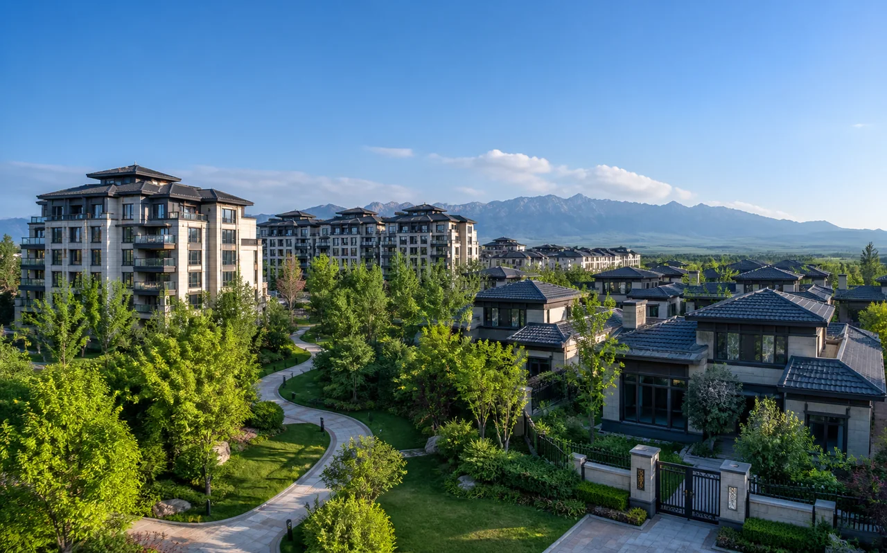 昌吉低密度住宅与园林社区场景示意图